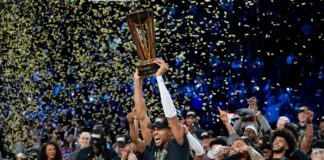 Giannis Antetokounmpo lidera a Milwaukee Bucks y se llevan la NBA Cup