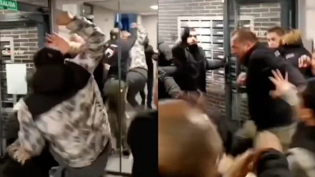 La batalla campal en la que los okupas de una urbanización de lujo de Carabanchel echaron a palos a los 'gorilas' de desokupa