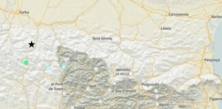 Un terremoto de magnitud 3,6 sacude los Pirineos con epicentro cerca del Vall d'Aran, Lleida