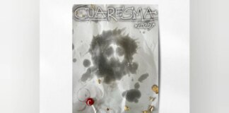 La cara de Cristo sobre un papel de 'pescaíto' frito, el cartel de Cuaresma que ha generado la polémica en Utrera