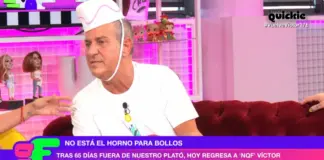 Sandoval reaparece en 'Ni que fuéramos' tras su bronca con Riesco: "Ganas de volver por algunos; por otros... ninguna"