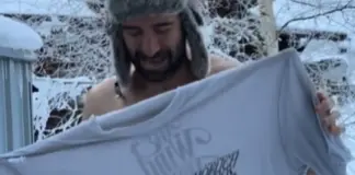 El 'influencer' Jorge Cremades intenta tender su camiseta en Suiza... y sale mal