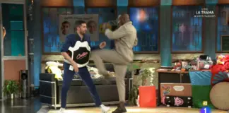 El rodillazo del campeón de Muay Thai, a Broncano en 'La Revuelta': "Me rompes tres costillas"