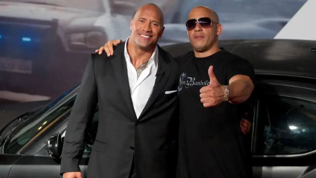 "Hola, Dwayne": Vin Diesel vuelve a encender su tensión con The Rock en los Globos de Oro