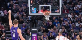 Domantas Sabonis y su éxito en el triple