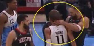 ​Polémico rifirrafe en la NBA: pinza en la nuca y un cabezazo fantasma