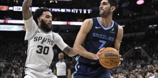 El mejor partido de Aldama en la NBA