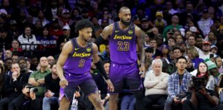 NBA | LeBron y Bronny James, juntos en la derrota ante los Sixers