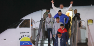 Venezuela recibe a 190 migrantes deportados de EE.UU.