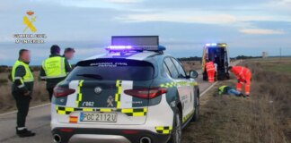 Detenido tras pegar y abandonar a su pareja en mitad de una carretera en Palencia