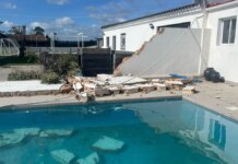 VÍDEO: Una cámara de seguridad capta el paso del fuerte tornado en Huelva