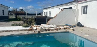 VÍDEO: Una cámara de seguridad capta el paso del fuerte tornado en Huelva
