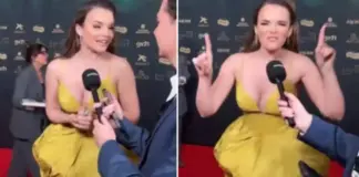 El 'huracán' Melody arrasa en la alfombra roja de los Goya y confirma cambios para su actuación en Eurovisión: "¡Esas divas!"