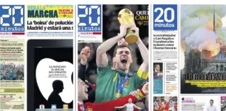 Galería de portadas: 25 años de '20minutos' en sus mejores portadas
