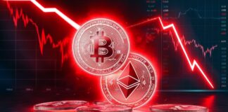 Liquidaciones de Bitcoin y Ethereum Aumentan Mientras Solana, XRP y Dogecoin se Desploman