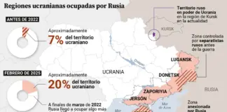 Así llegan Rusia y Ucrania al plan de paz: el territorio que controla Putin... y el que quiere negociar Zelenski