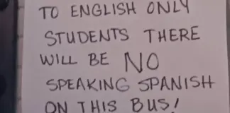 Suspenden al conductor de un autobús escolar en EEUU por prohibir hablar español a los niños