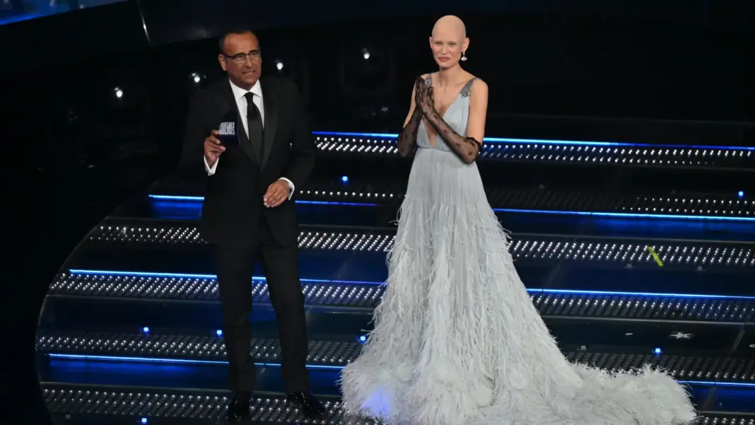 Bianca Balti reaparece como la mejor vestida en Sanremo tras su diagnóstico de cáncer: "Quiero ser una celebración de la vida"