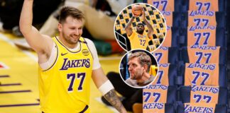 El triunfal debut de Doncic con los Lakers: LeBron con su 77 y su espejo, Nowitzki, en la grada