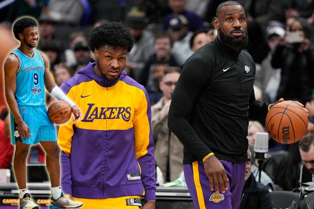 Emotivo mensaje de LeBron James a su hijo Bronny James tras salir de Lakers a la NBA G-League