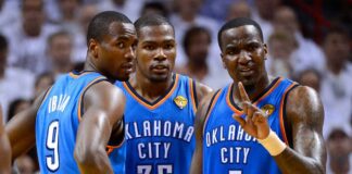 Serge Ibaka y Kevin Durant se mofan de un excompañero y campeón de la NBA: «Es la mayor mierda que he visto»