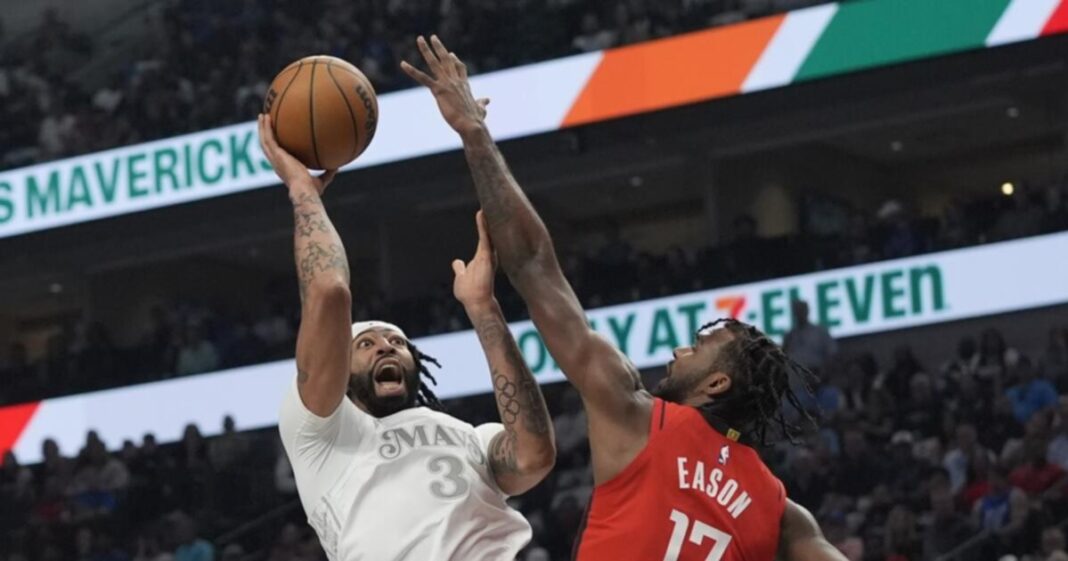 NBA: ¿Lo podrá reemplazar? Anthony Davis iguala un récord de Luka Doncic en su debut con Dallas Mavericks
