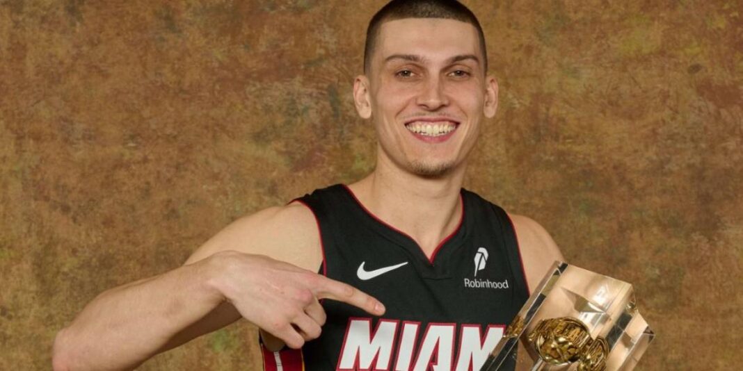 Tyler Herro honra a Kobe Bryant ganando el concurso de triples