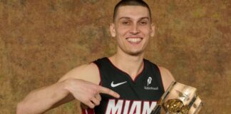 Tyler Herro honra a Kobe Bryant ganando el concurso de triples